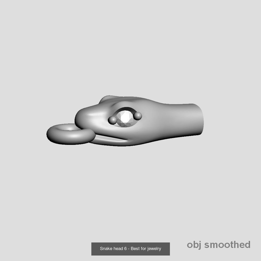 8 Snake heads - Best for jewelry 3D Model Collection_8