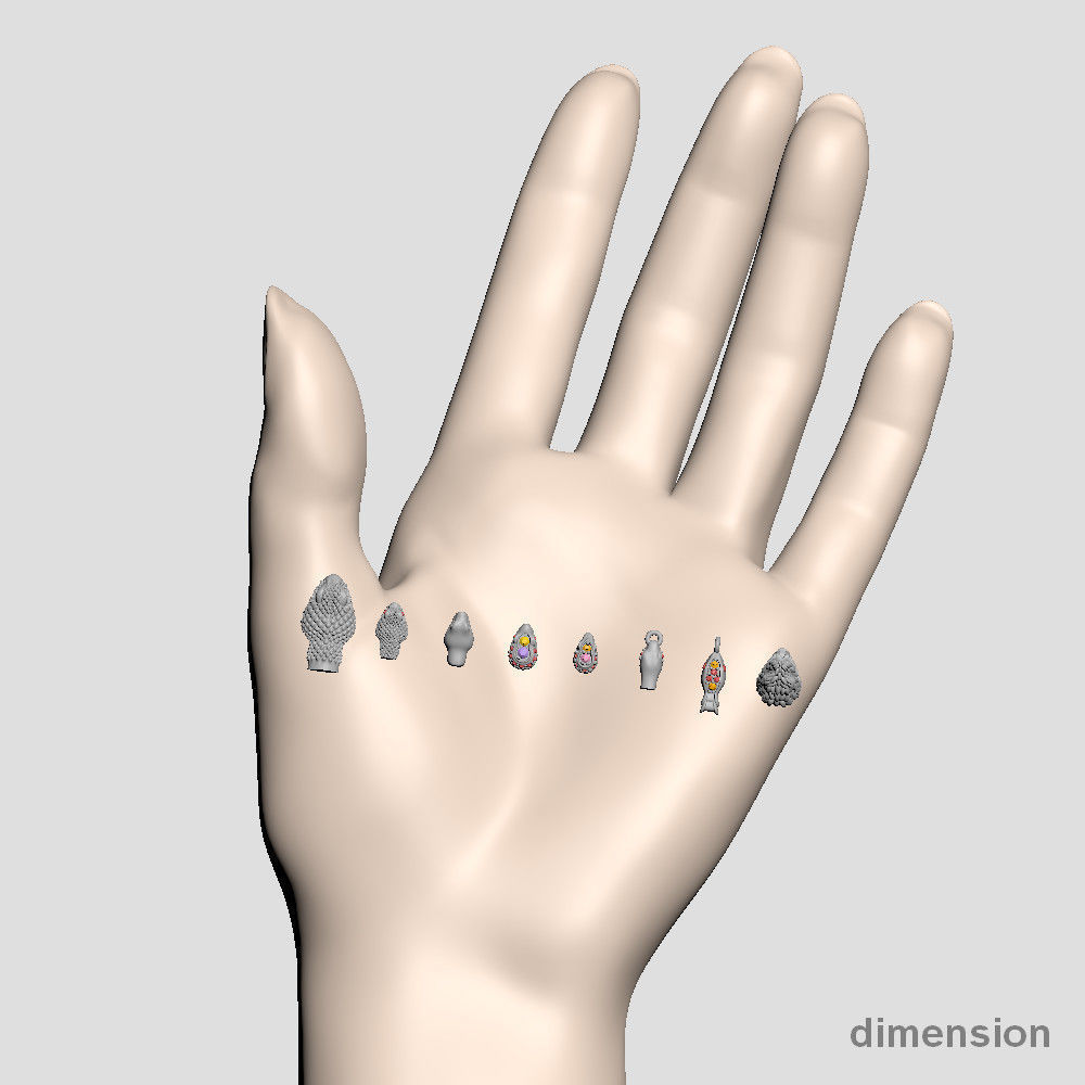 8 Snake heads - Best for jewelry 3D Model Collection_11