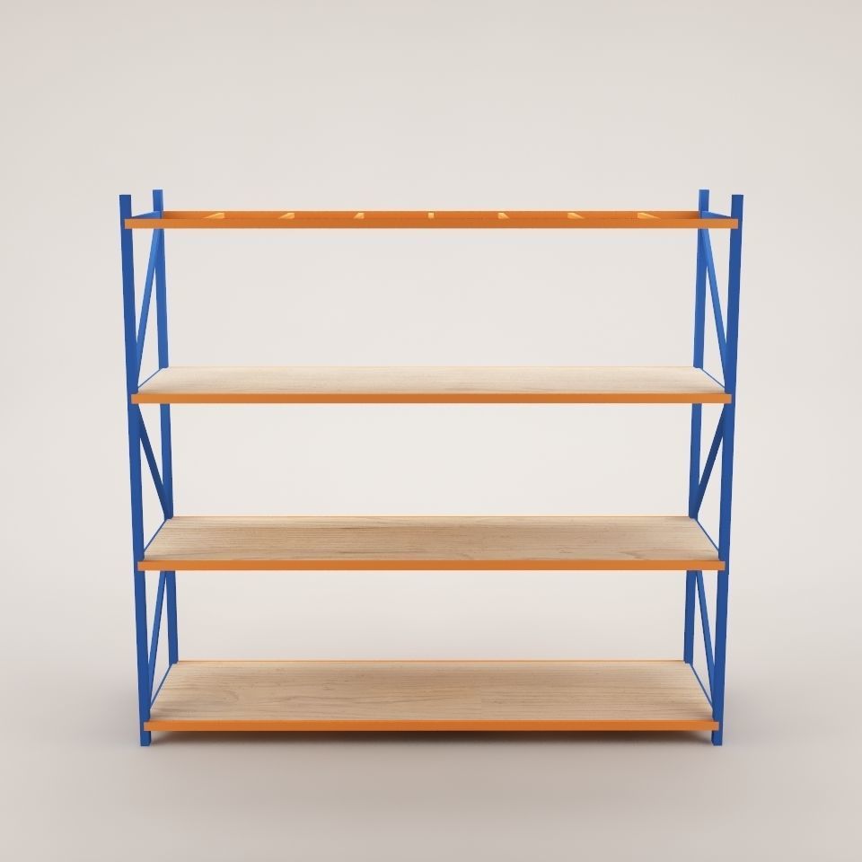 Warehouse Rack Storage 01 Low-poly 3D model_1