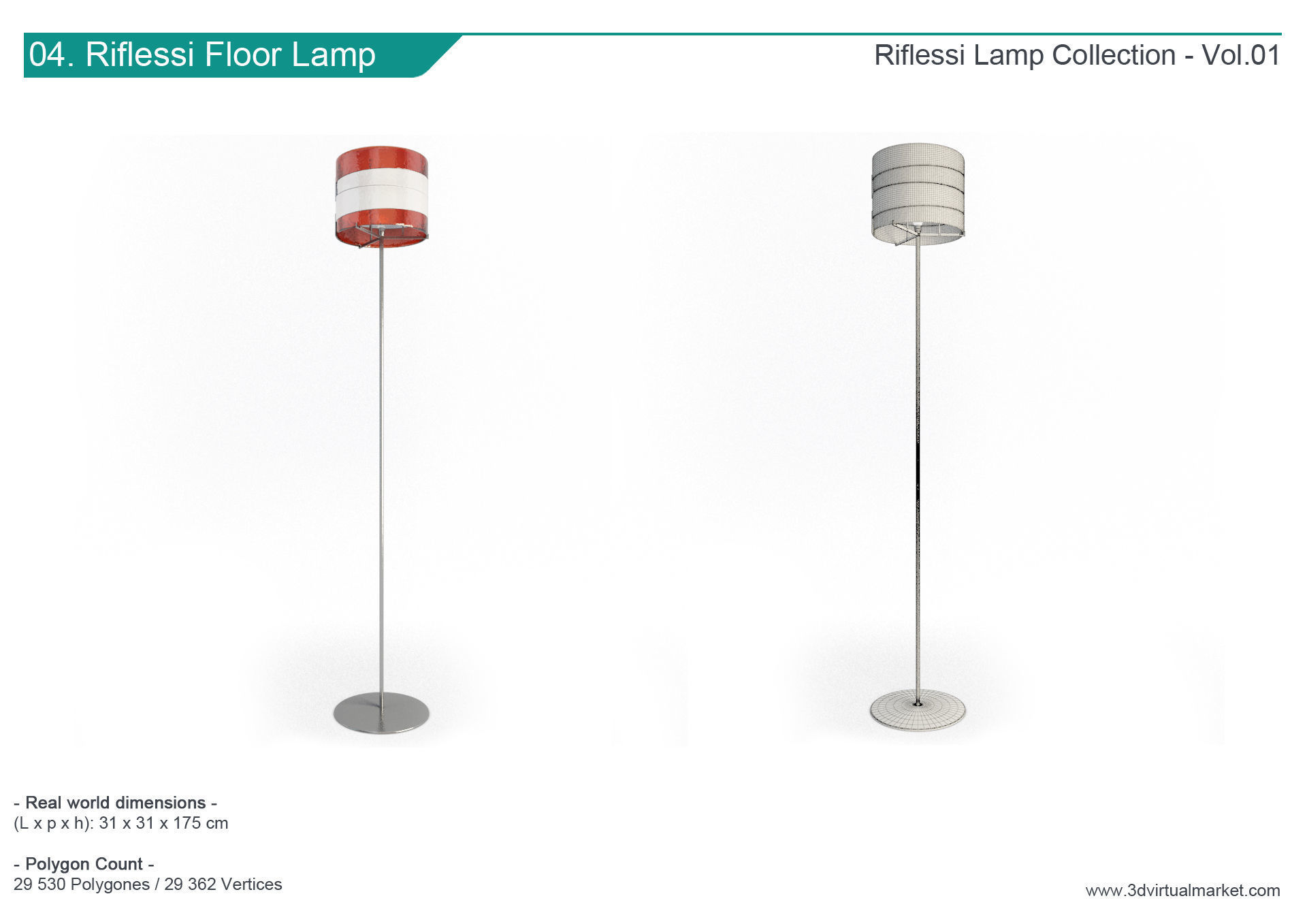 Riflessi Lamps Collection Av Mazzega 3D model_5