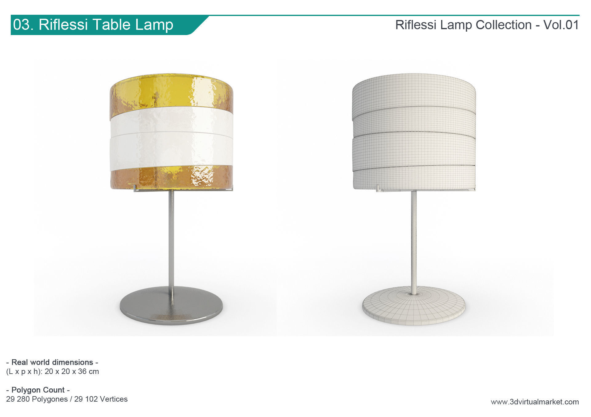 Riflessi Lamps Collection Av Mazzega 3D model_4