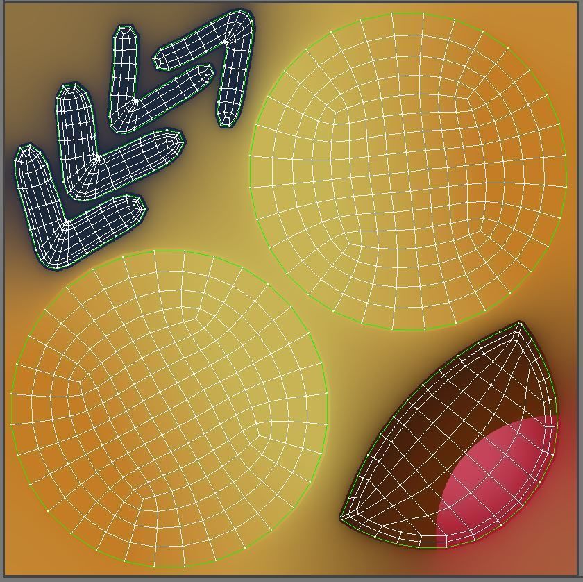 Animated Facebook Reaction Button Pack Low-poly 3D model_15