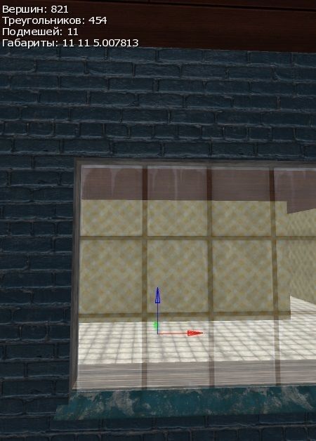 Single-room house two rooms Free low-poly 3D model_3