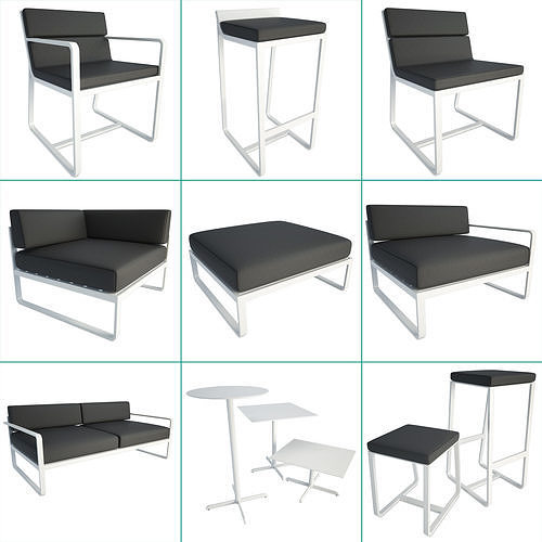 Sit Metallic Outdoor Collection Bivaq 3D model