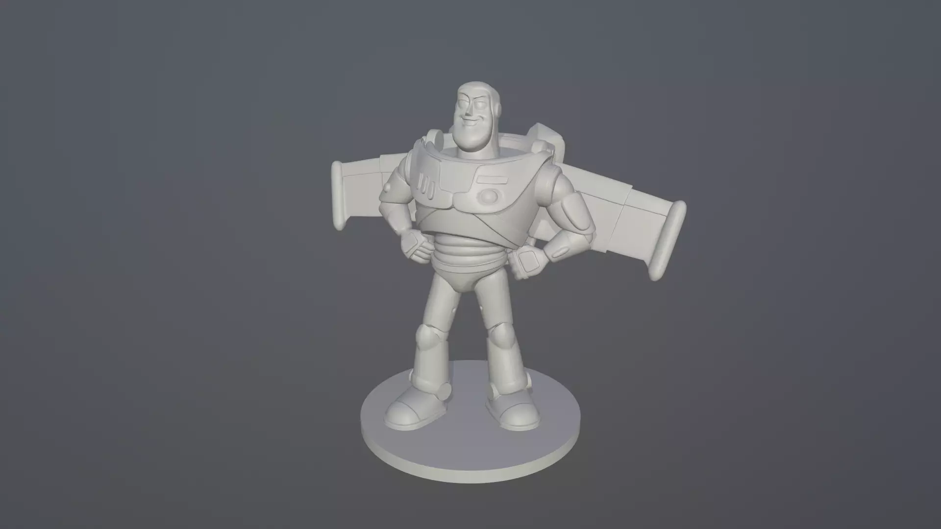 Buzz  print ready for FDM or SLA printing 3D print model_0