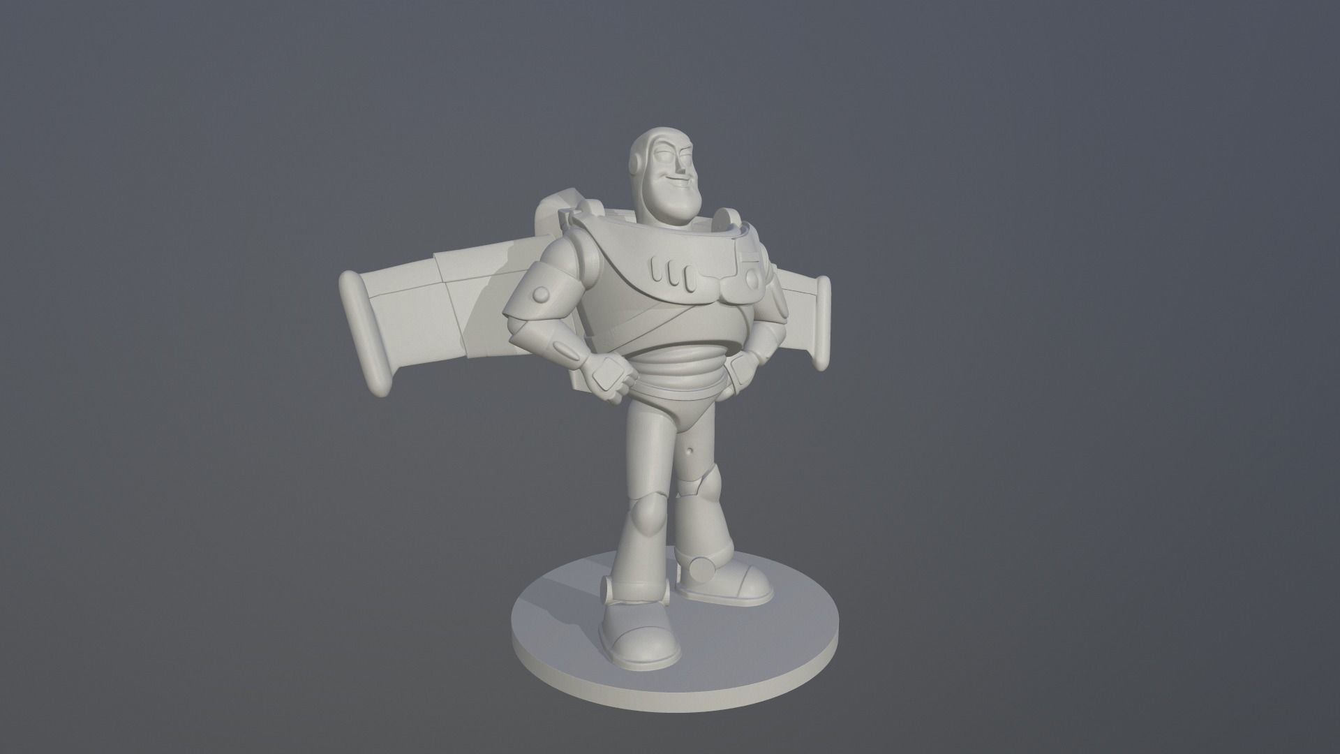 Buzz  print ready for FDM or SLA printing 3D print model_2