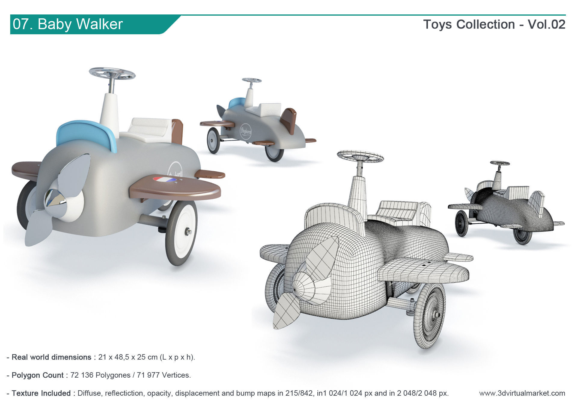 Toys and Vehicles Collection 3D model_8