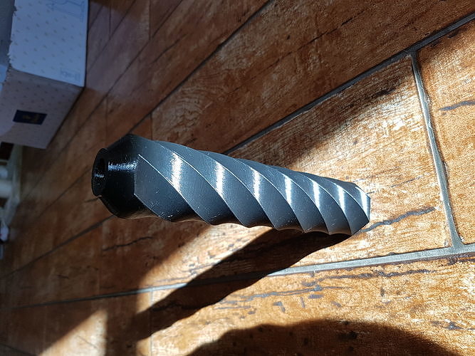 Airsoft silencer-suppressor 44x202 mm 3D print model 3D print model