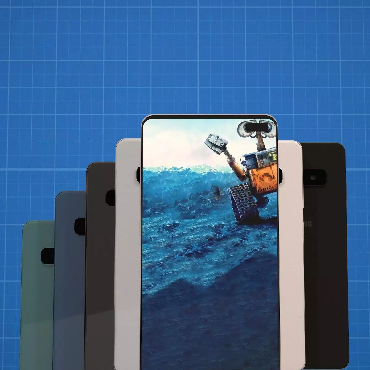 Samsung Galaxy S10 Plus In All Official Color Free 3D model