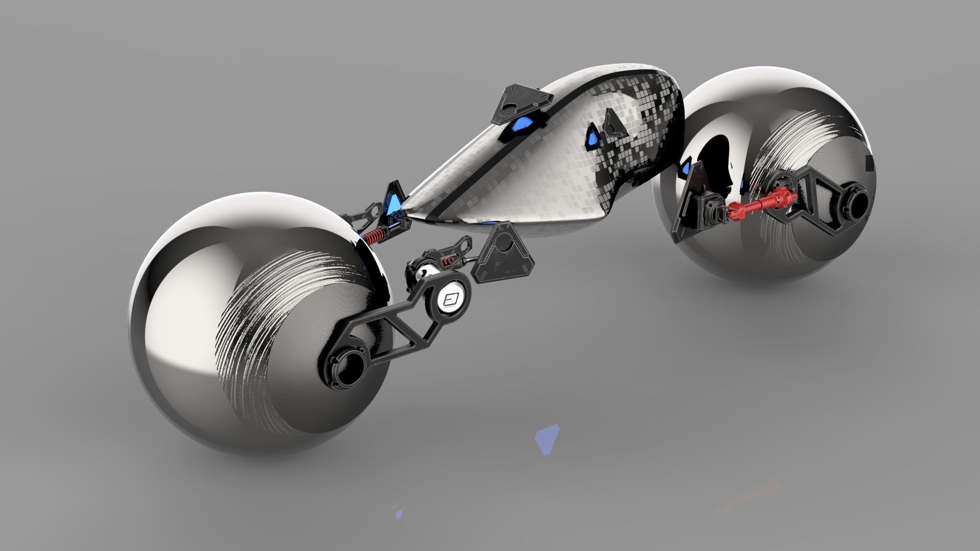 sci-fi bike 3D model_1