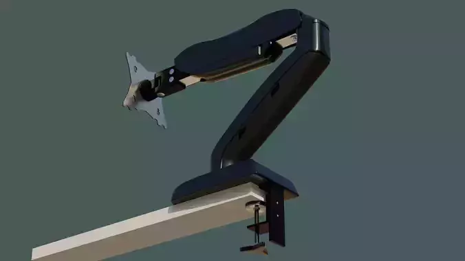 Lowpoly Monitor Arm Low-poly 3D model