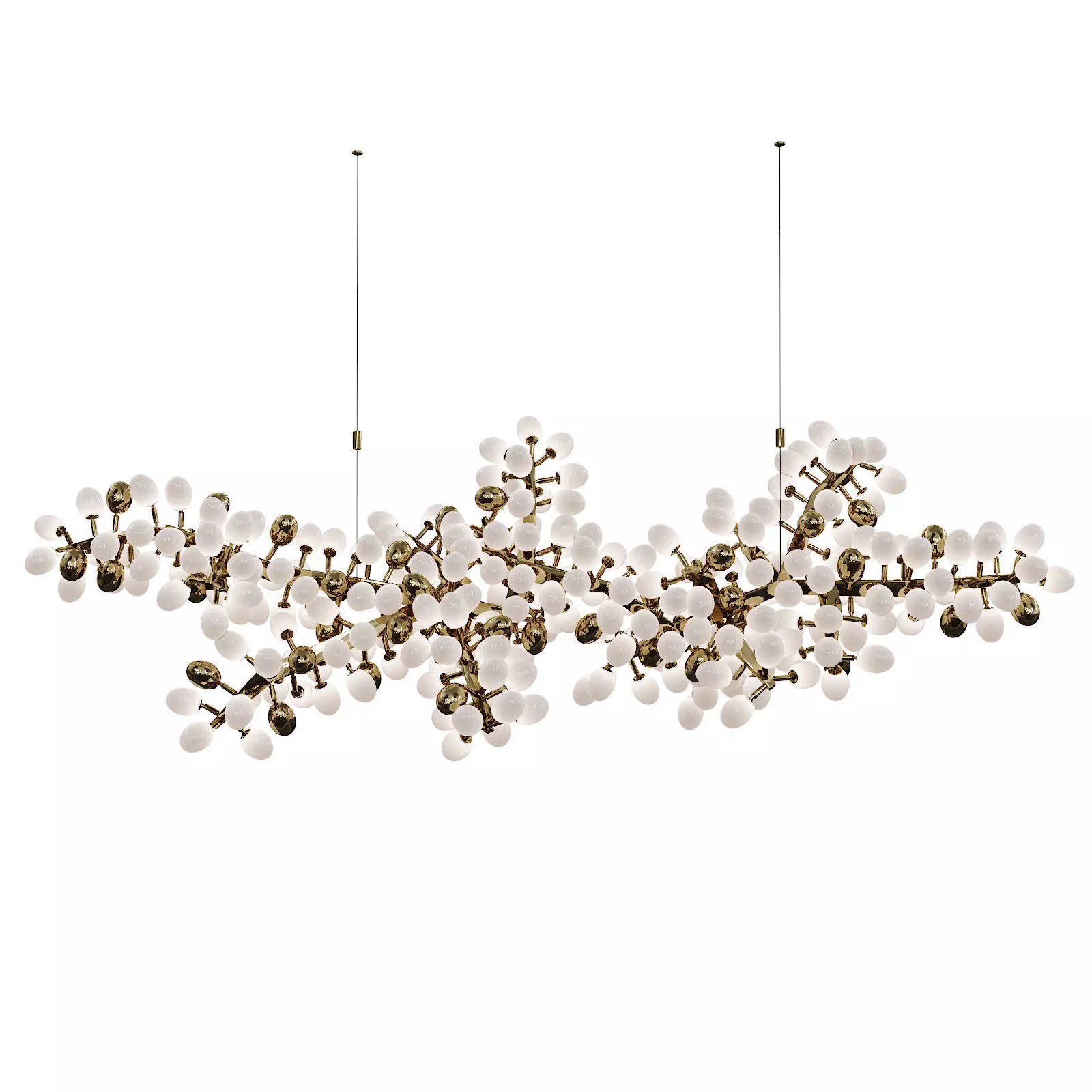 Hudson furniture HORIZONTAL VALIANT Chandelier 3D model_0