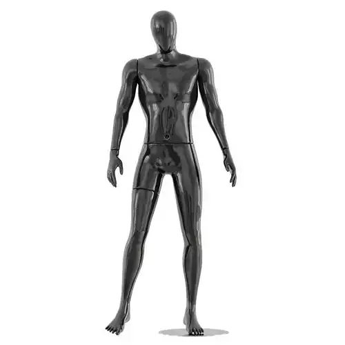 Faceless male mannequin 40 3D model