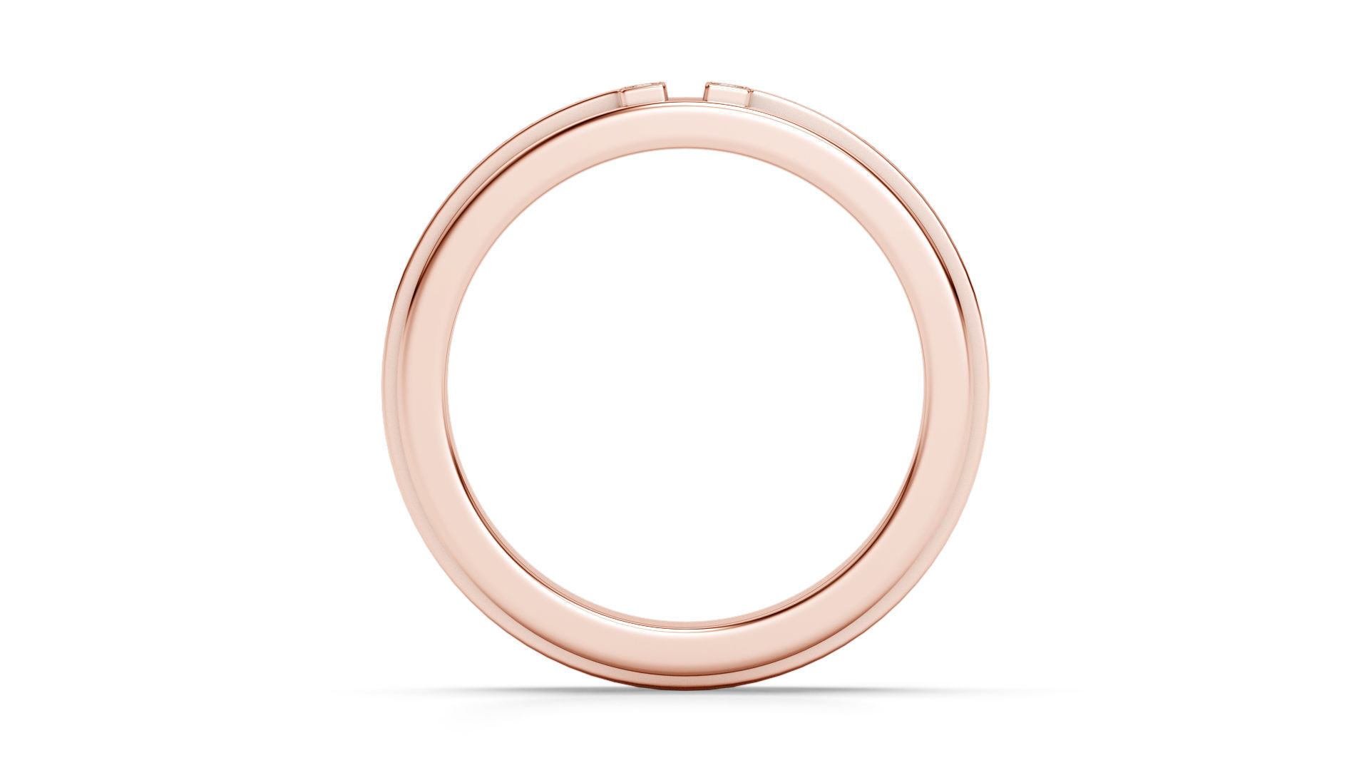 Two Narrow Diamond Ring 3D print model_14