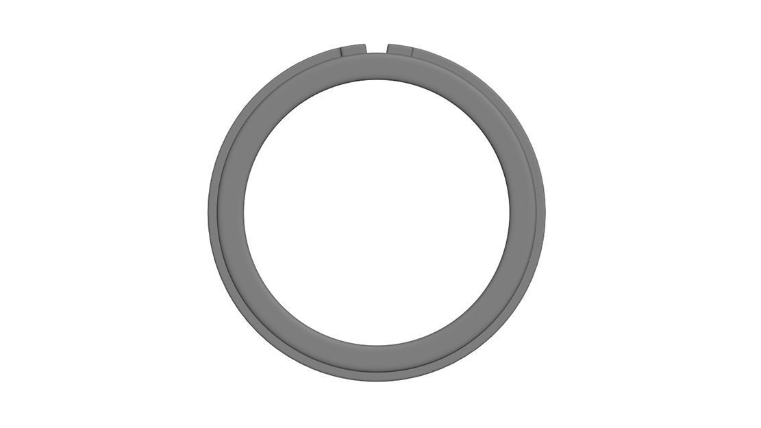 Two Narrow Diamond Ring 3D print model_9