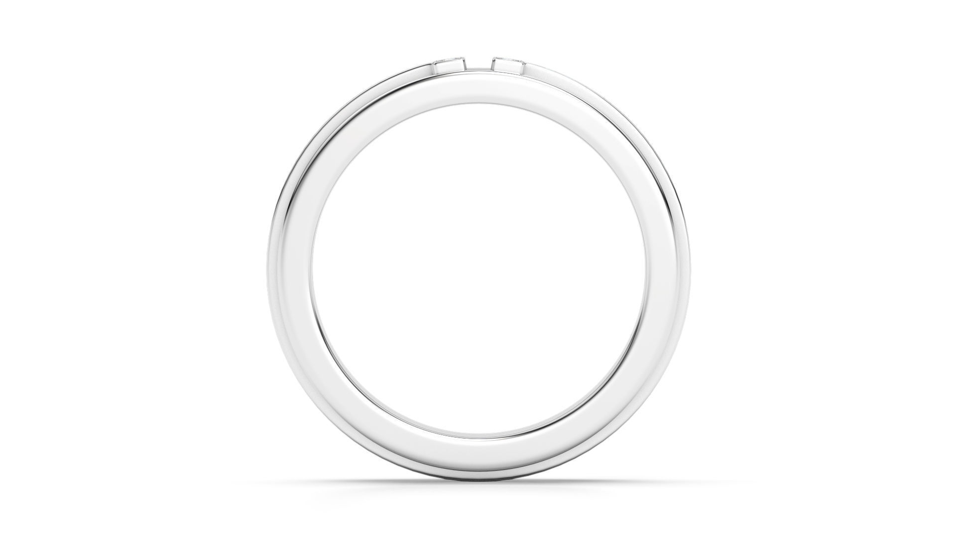 Two Narrow Diamond Ring 3D print model_3