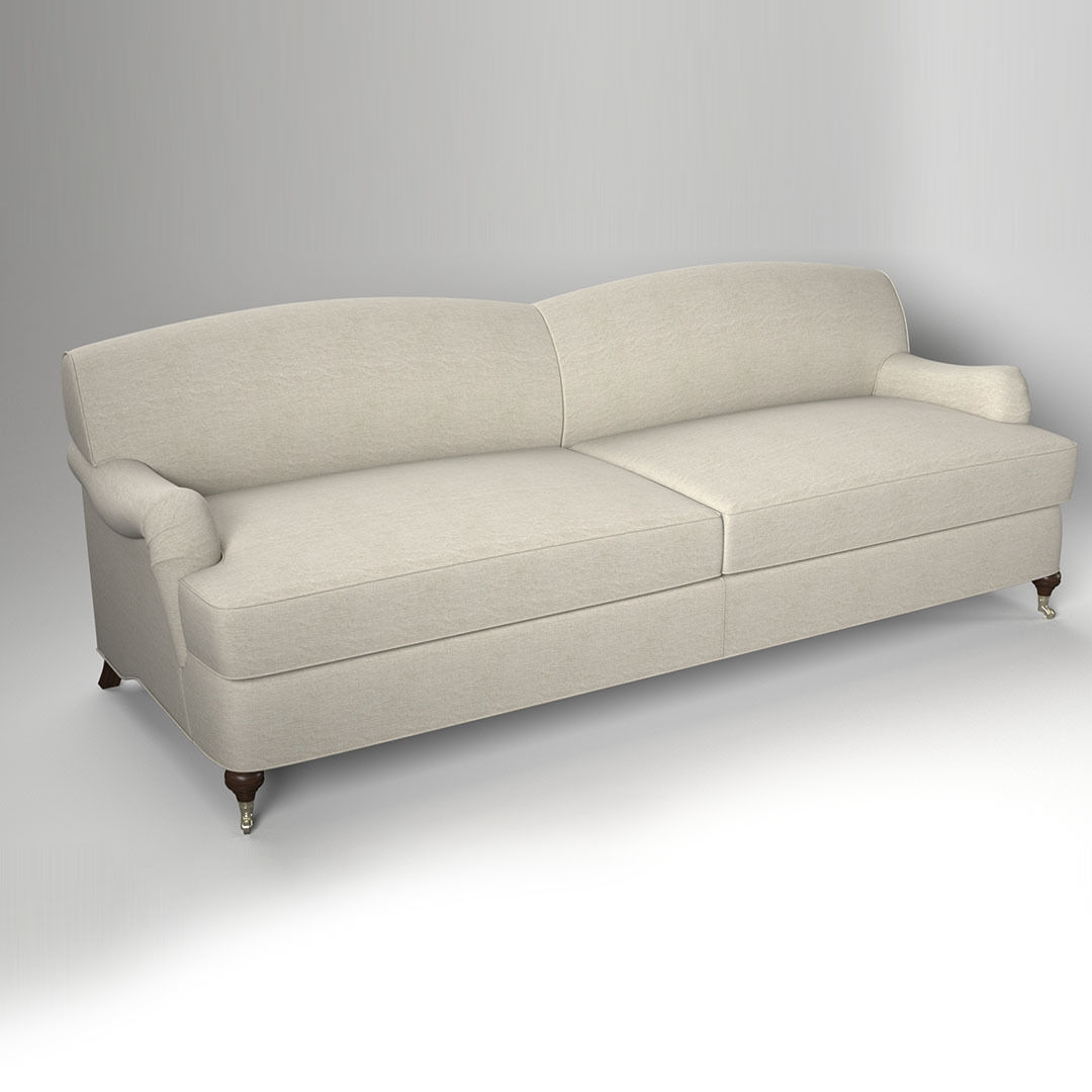 Sofa 2-3 seats 3D model_1