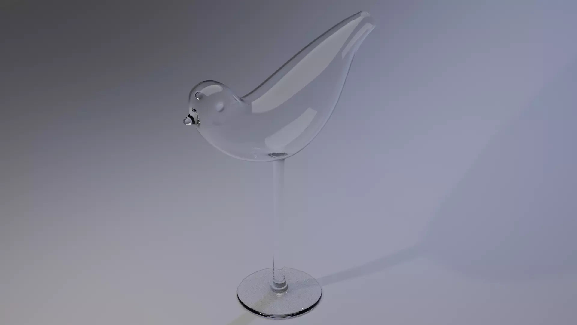 Bird shaped cup Free 3D model