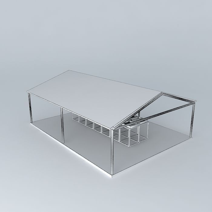 COMESA laundries camp Free 3D model_3