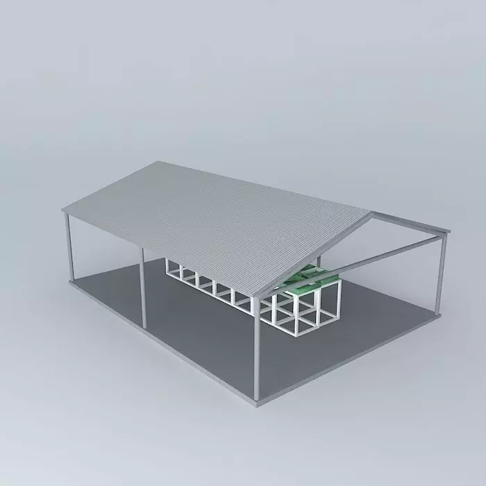 COMESA laundries camp Free 3D model_0