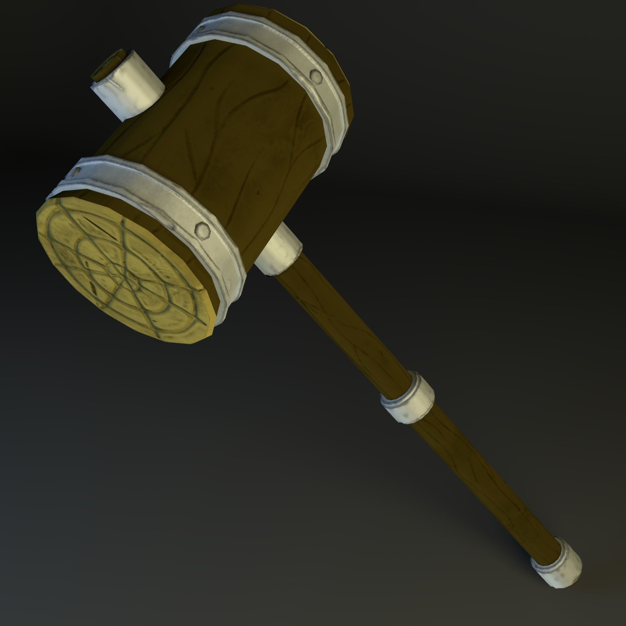 Stylized Fantasy Weapons Pack Low-poly 3D model_9