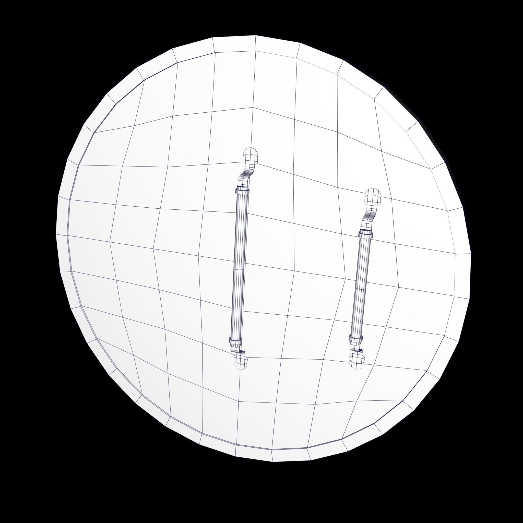 Stylized Fantasy Weapons Pack Low-poly 3D model_4