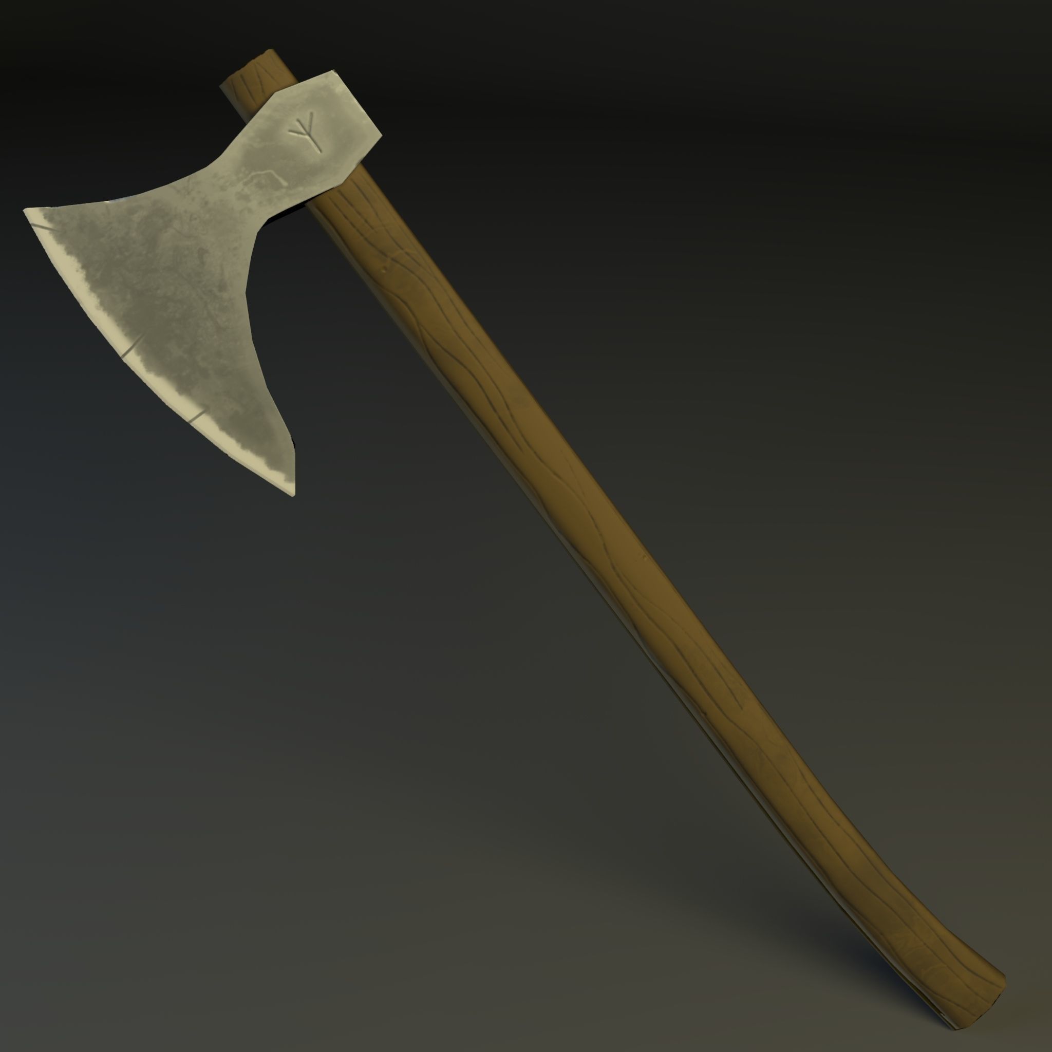 Stylized Fantasy Weapons Pack Low-poly 3D model_5