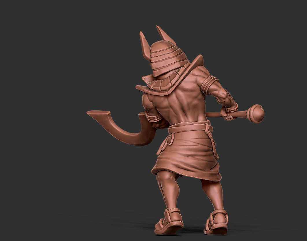 Egyptian bundle - 6 miniatures 3D print model_3