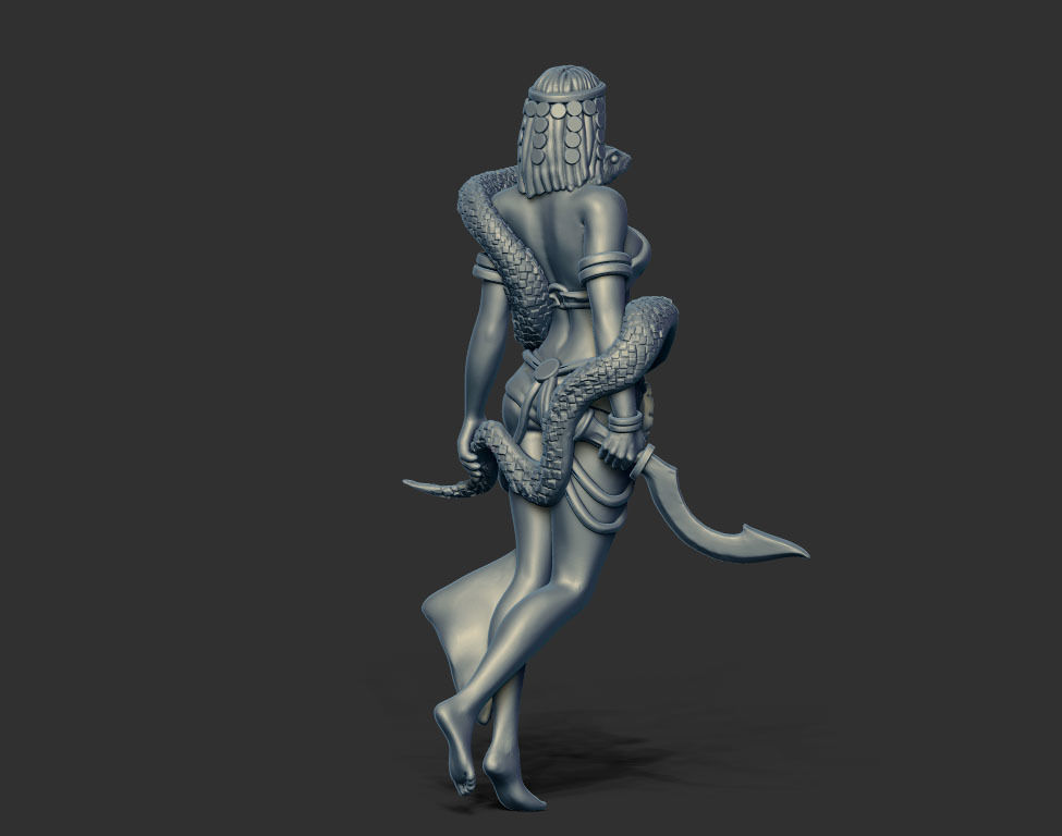 Egyptian bundle - 6 miniatures 3D print model_27