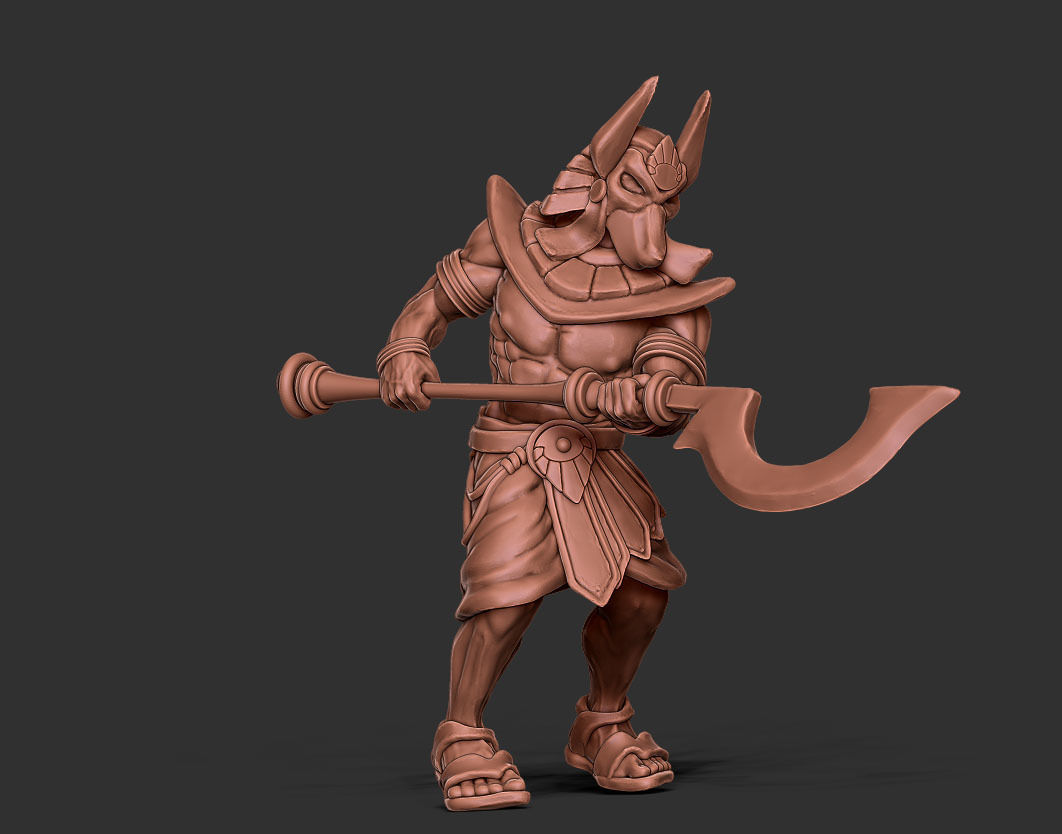 Egyptian bundle - 6 miniatures 3D print model_5