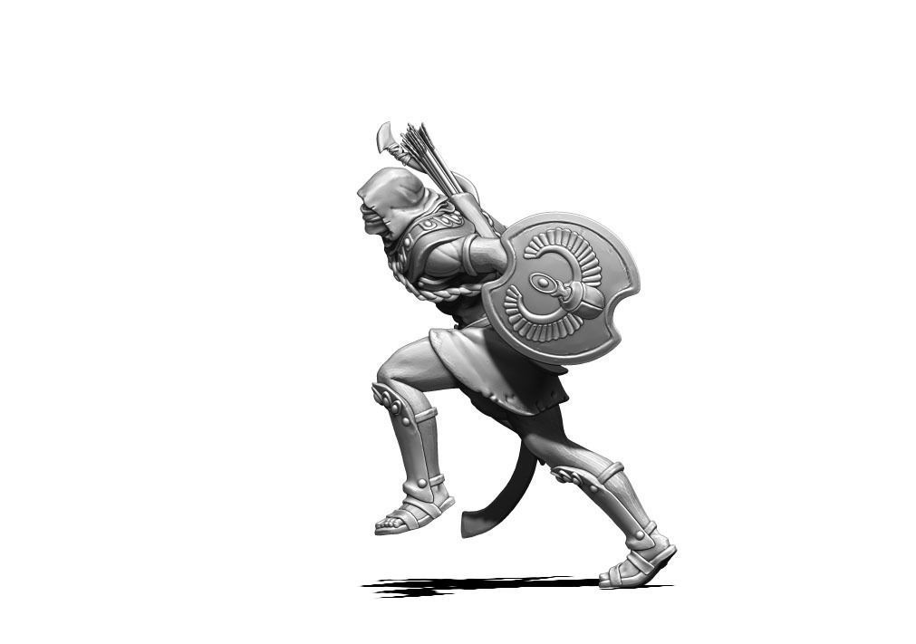 Egyptian bundle - 6 miniatures 3D print model_30