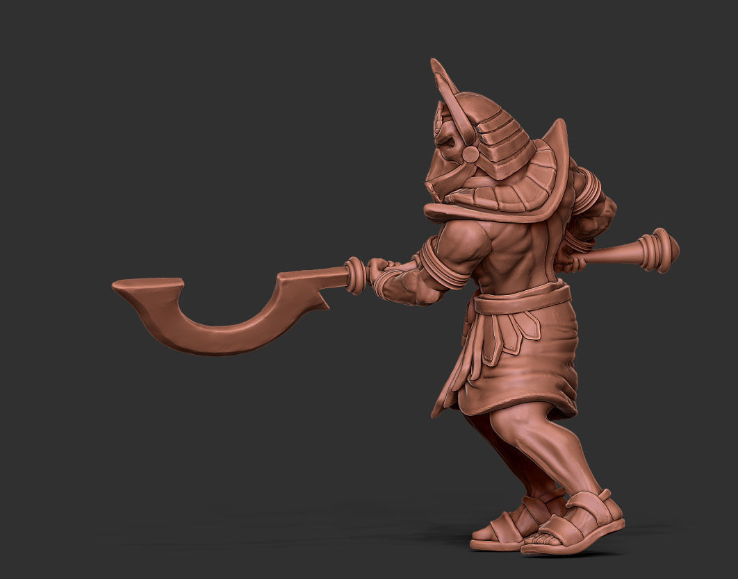 Egyptian bundle - 6 miniatures 3D print model_2