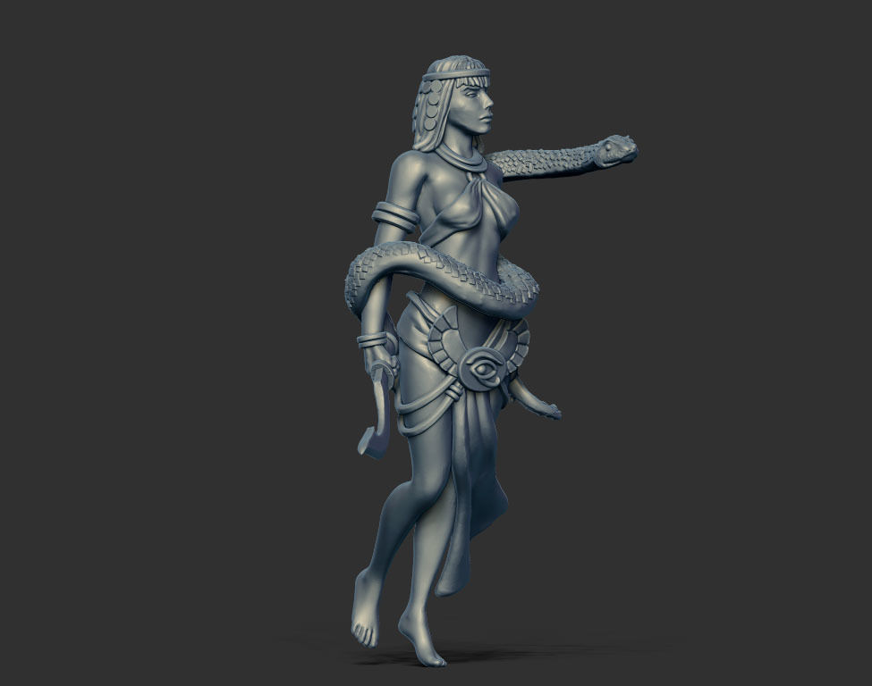 Egyptian bundle - 6 miniatures 3D print model_25