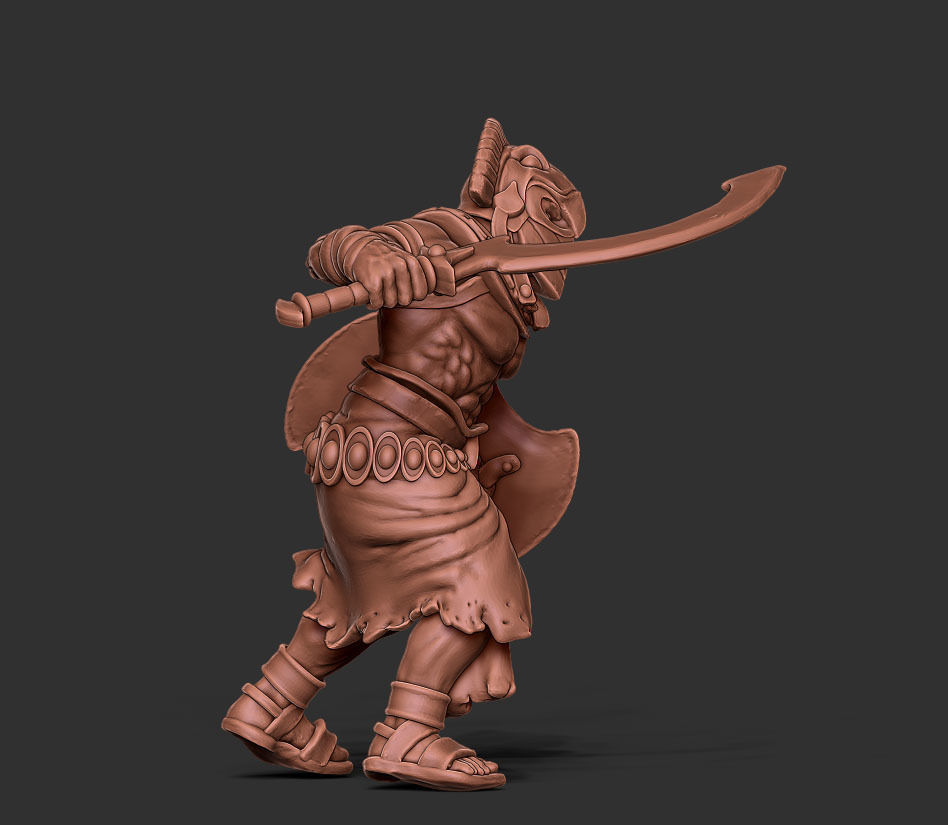 Egyptian bundle - 6 miniatures 3D print model_16
