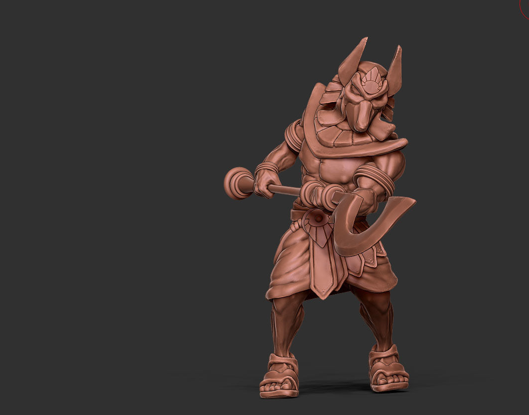 Egyptian bundle - 6 miniatures 3D print model_6