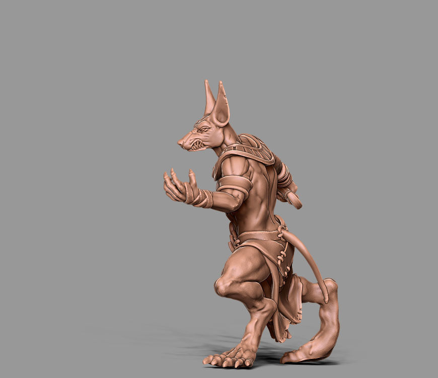 Egyptian bundle - 6 miniatures 3D print model_38