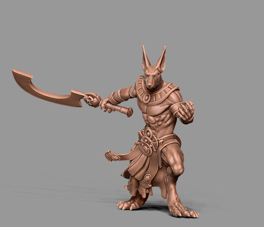 Egyptian bundle - 6 miniatures 3D print model_36