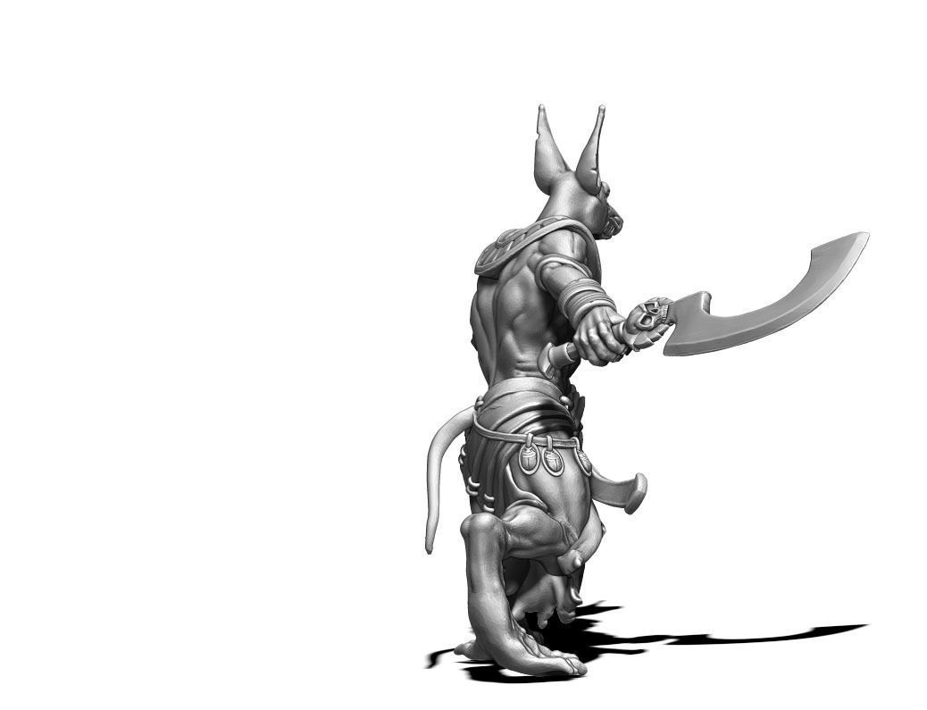 Egyptian bundle - 6 miniatures 3D print model_42