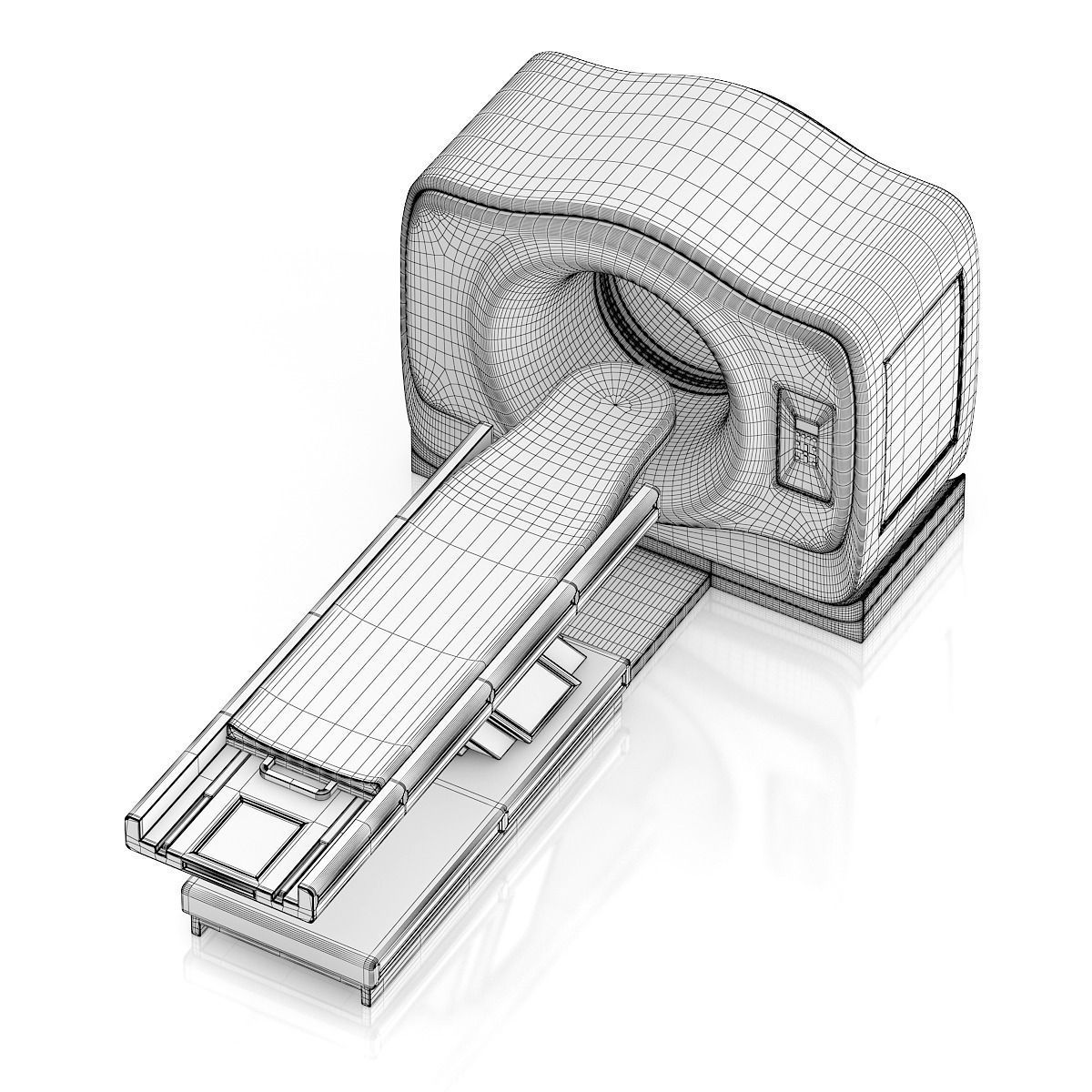 MRI Scanner 3D model_7