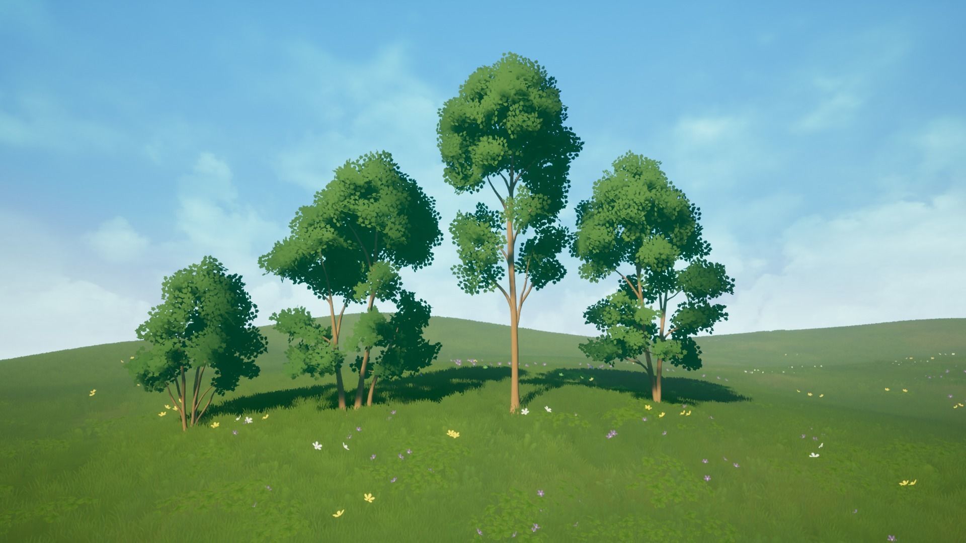 Stylized Environment Series - Forest Package Low-poly 3D model_5