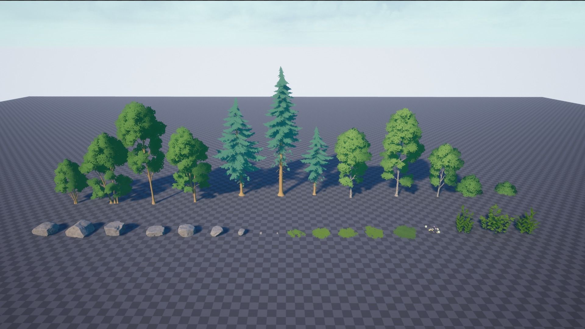 Stylized Environment Series - Forest Package Low-poly 3D model_10
