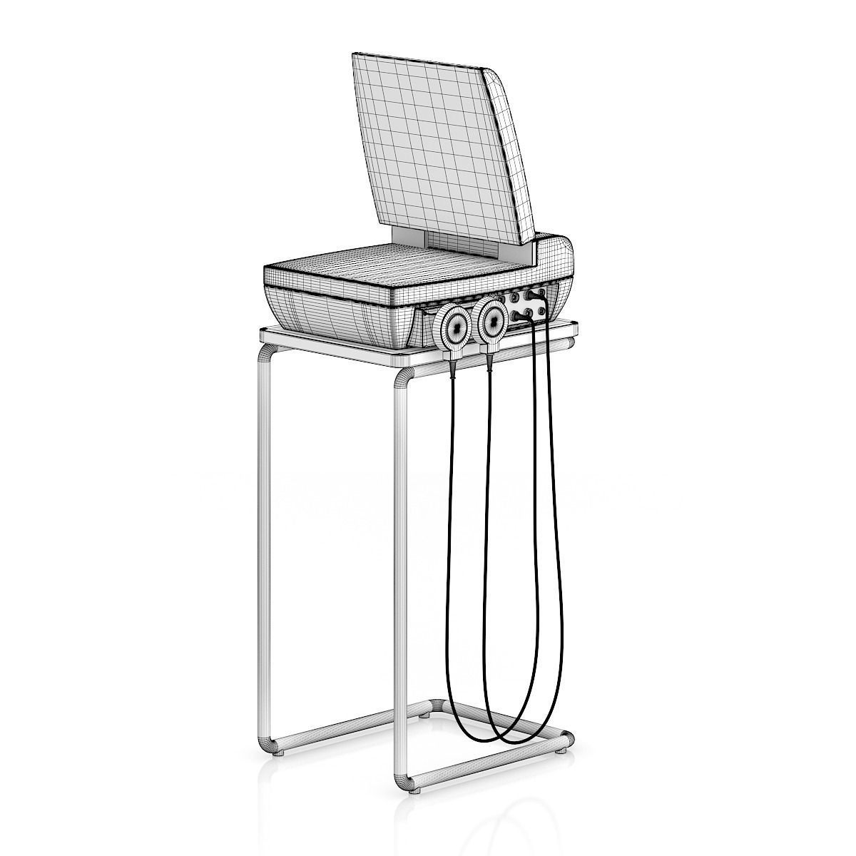 Fetal Monitor 3D model_7