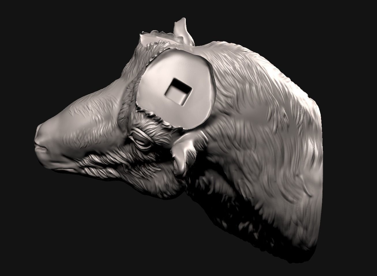 Big Horn Sheep 3D print model_7