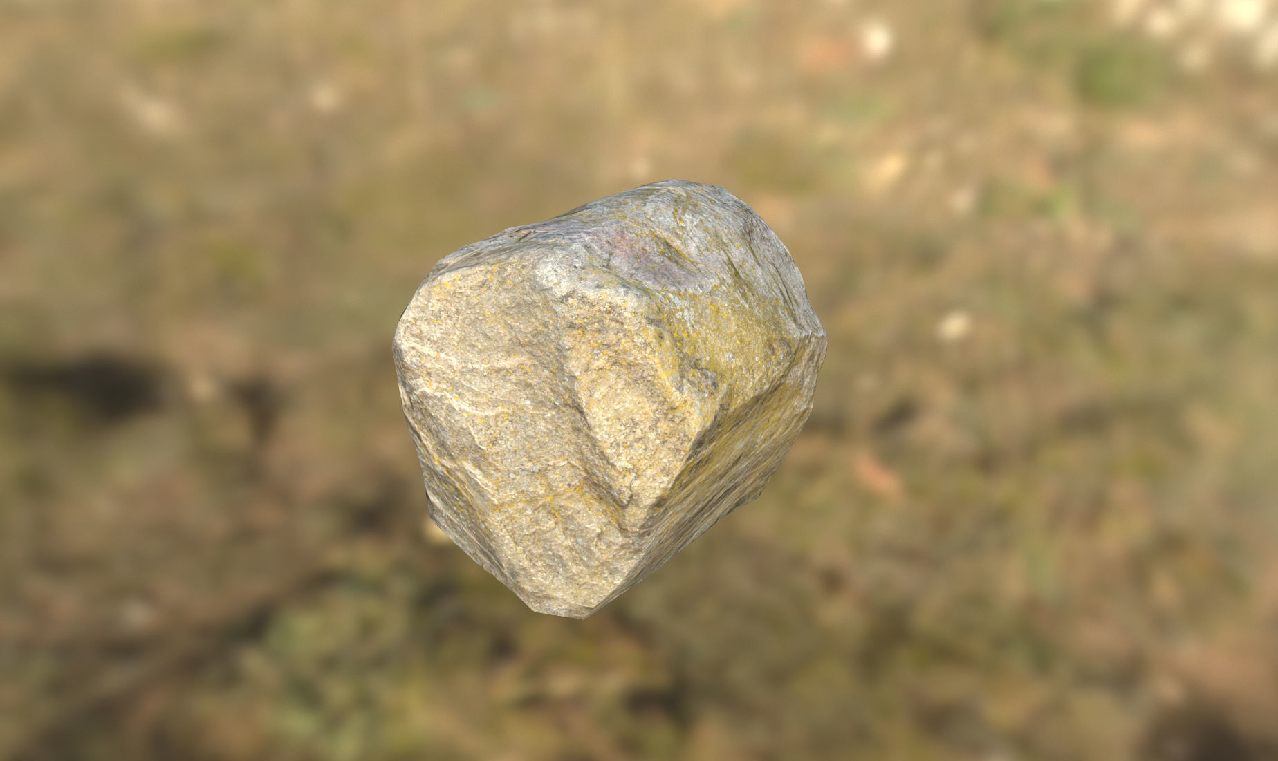 Stone Scan Low-poly 3D model_2