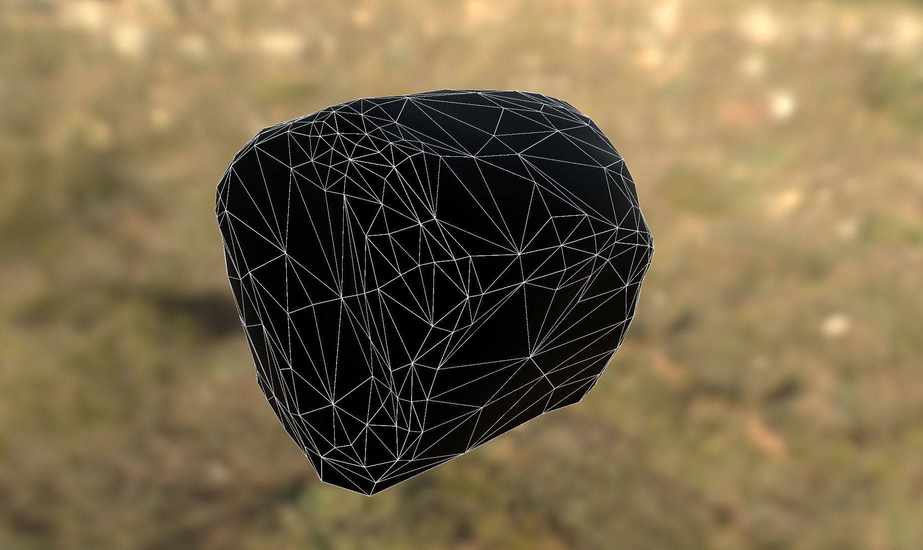 Stone Scan Low-poly 3D model_4