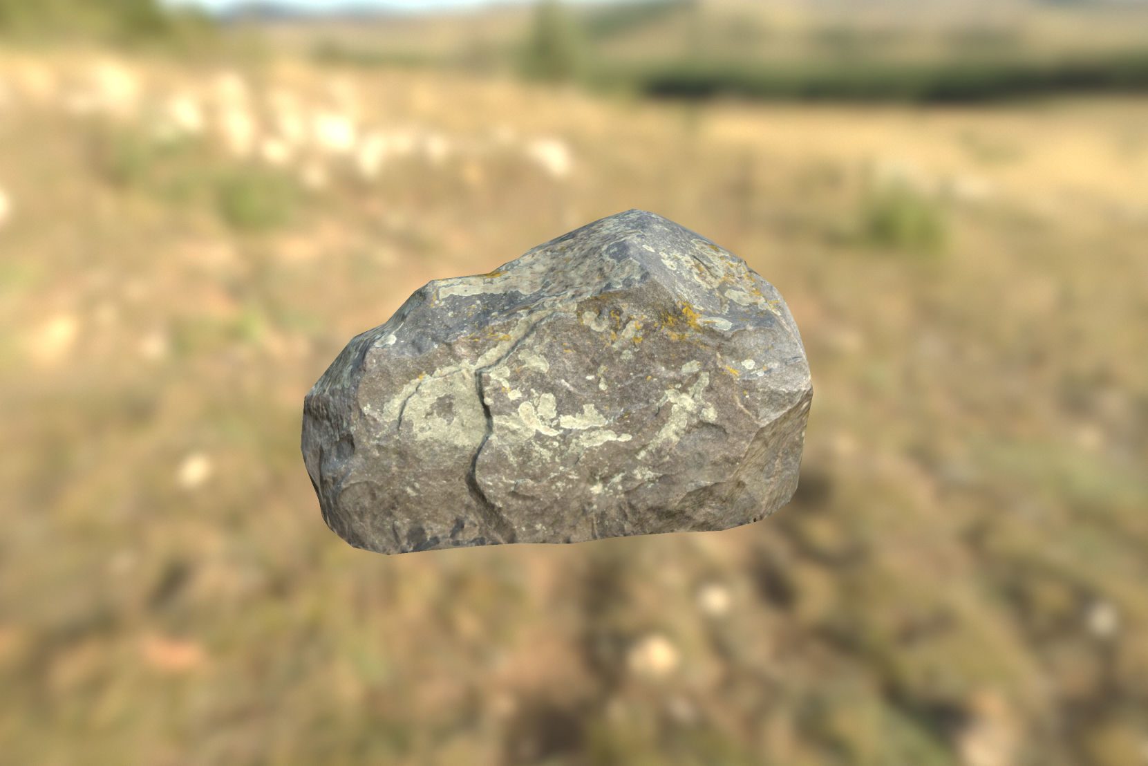 Stone Scan Low-poly 3D model_2