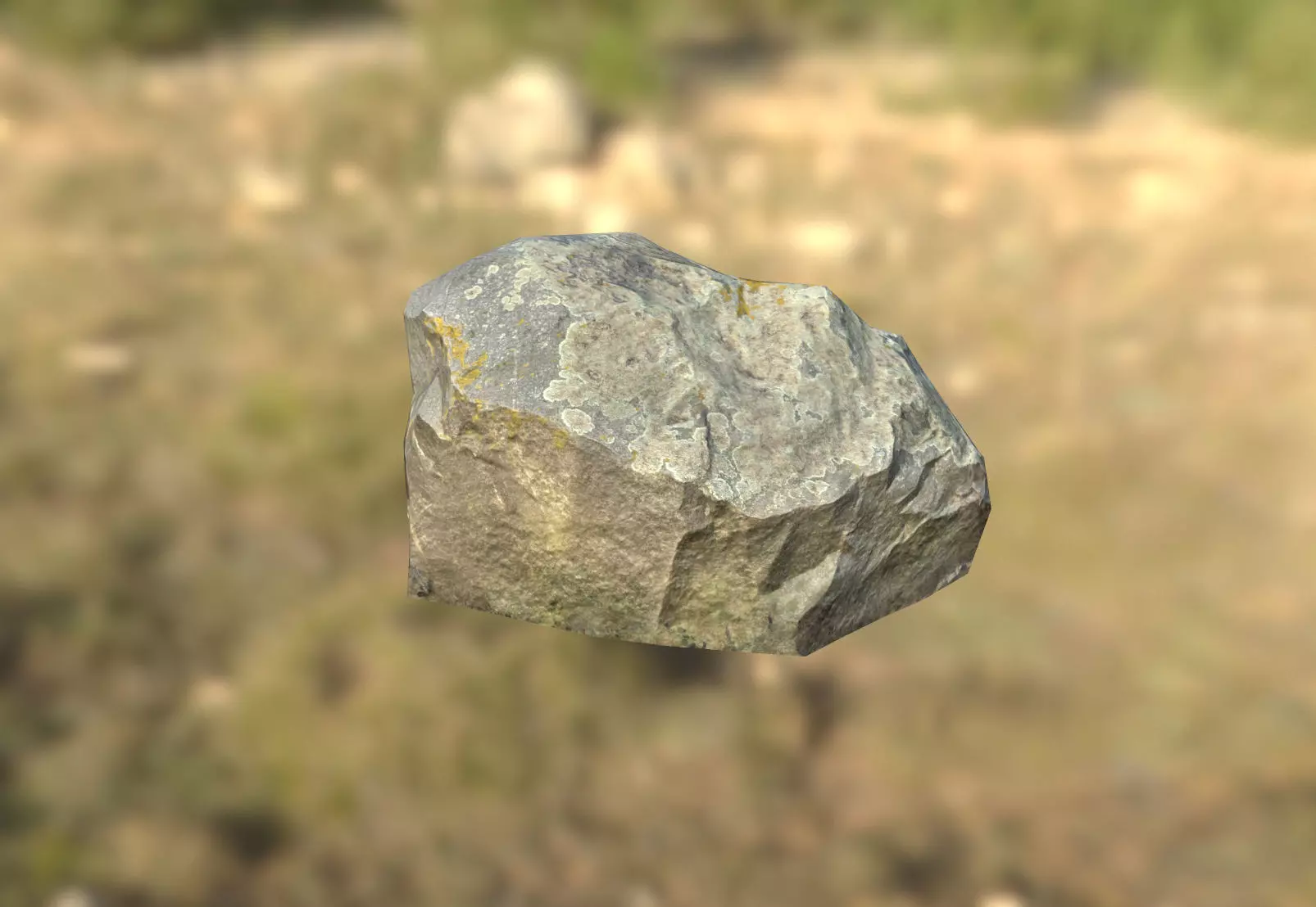 Stone Scan Low-poly 3D model_0
