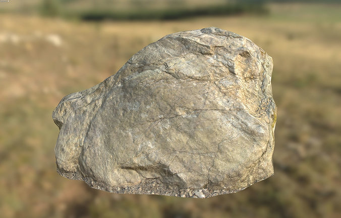 Stone Scan Low-poly 3D model