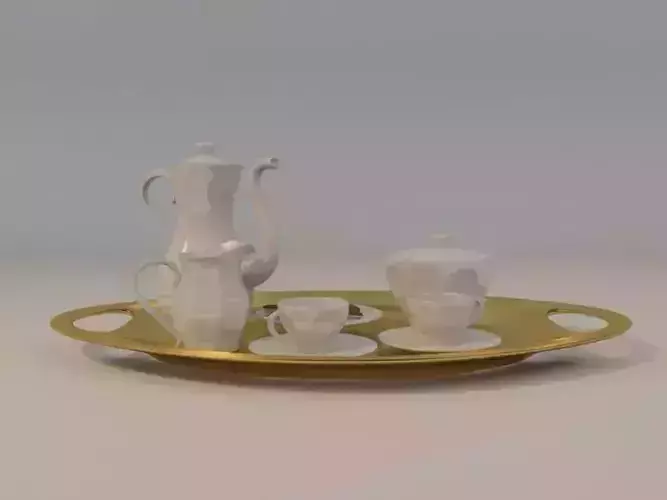 porcelain coffee set