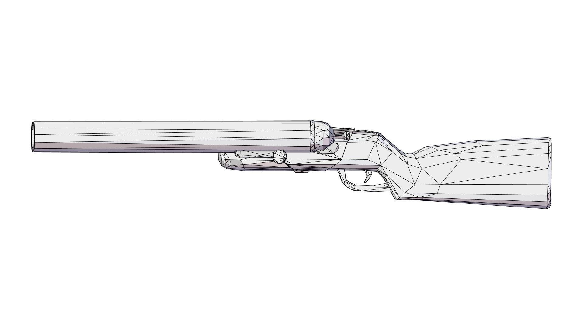 Low Poly Weapon Pack With PBR Materials Low-poly 3D model_54